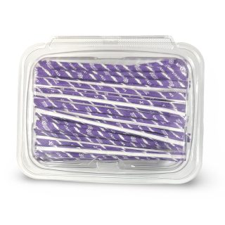 Powdered Candy Straws – Compare to Pixy Stix | 8 oz Tub, 100+ Straws | Grape