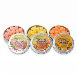 Retro Sours CLASSIC Flavor Trio | Watermelon, Tangerine & Mango | 3 Pack