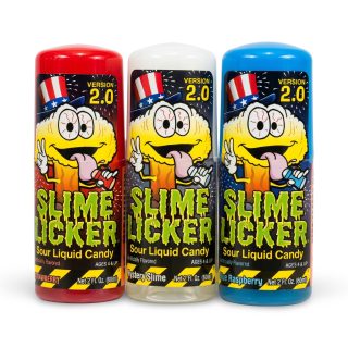 Slime Lickers Limited Edition 3 Flavor Pack Includes Blue Raspberry, Strawberry and Mystery Slime