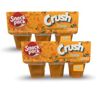 Snack Pack Special Edition Pudding Cups 12 Pack | Crush Orange Soda