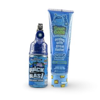 Sour Candy 2-Pack Variety | Build Your Own Assortment, Blue Raspberry Quick Blast and Sour Ooze