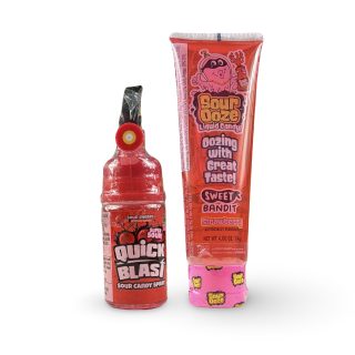 Sour Candy 2-Pack Variety | Build Your Own Assortment, Strawberry and Cherry  Quick Blast and Sour Ooze