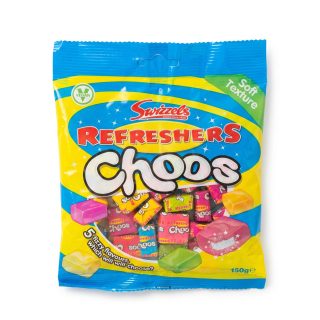Swizzels Choos UK Imported Candy | Choos Refreshers 150g Bag