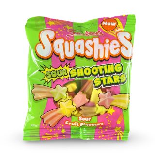 Swizzels Squashies Drumstick Imported Candy – 100 g Bag | Sour Shooting Stars