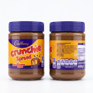 UK Imported Chocolate Spreads in Glass Jars | Cadbury Crunchie