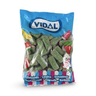 Vidal Imported 1 Kg Bags (2.2 Lbs) Swedish Scandinavian Candy | XL Sour Watermelon