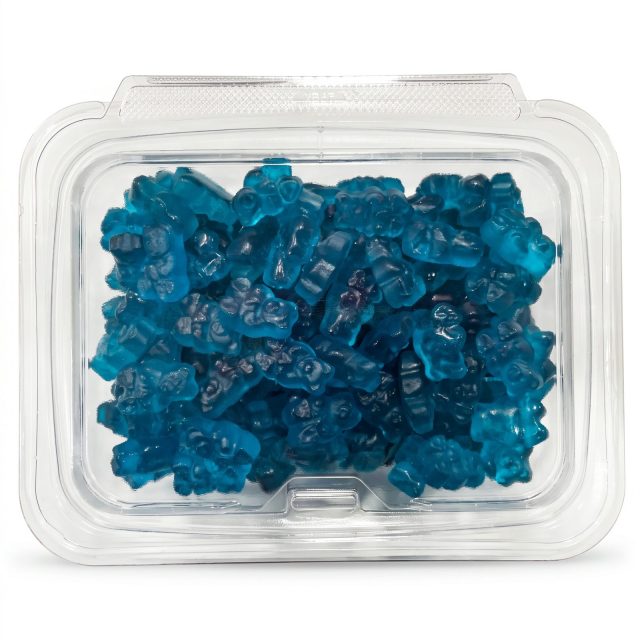 Albanese Gummi Bears, Choose Your Flavor, 1 lb Container | Blue Raspberry