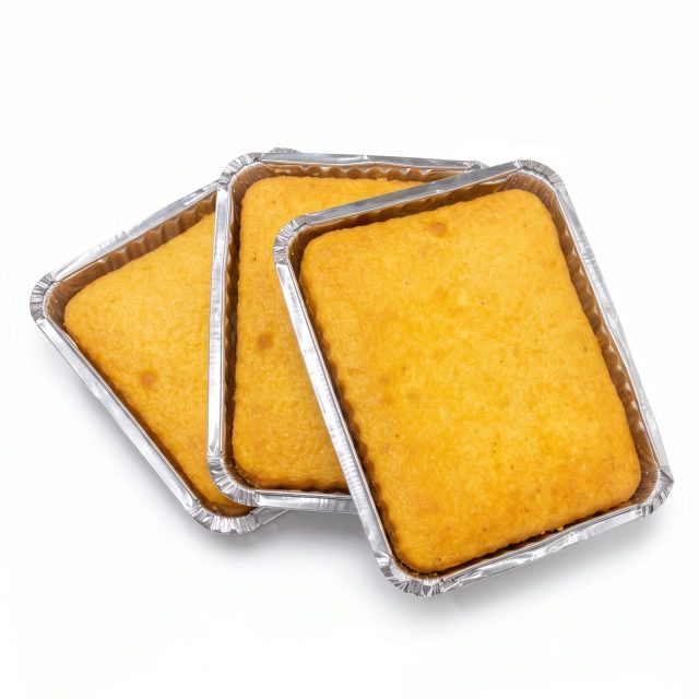 Carlotta's Bakery Cornbread Loaves, 3 Pack, 15 oz Each, Individually Wrapped Sweet Cornbread Cakes, 45 oz Total