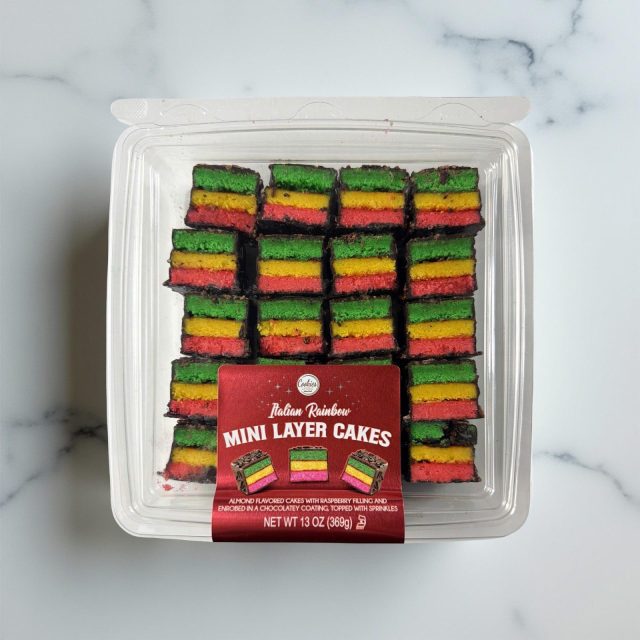 Carlotta's Authentic Italian Rainbow Cookies | 13 Ounces