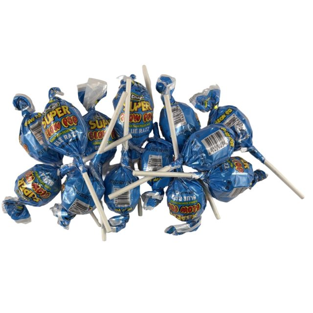 Charms Classic Candy Favorites – Super BlowPops, Approx. 13 Lollipops | Blue Raspberry