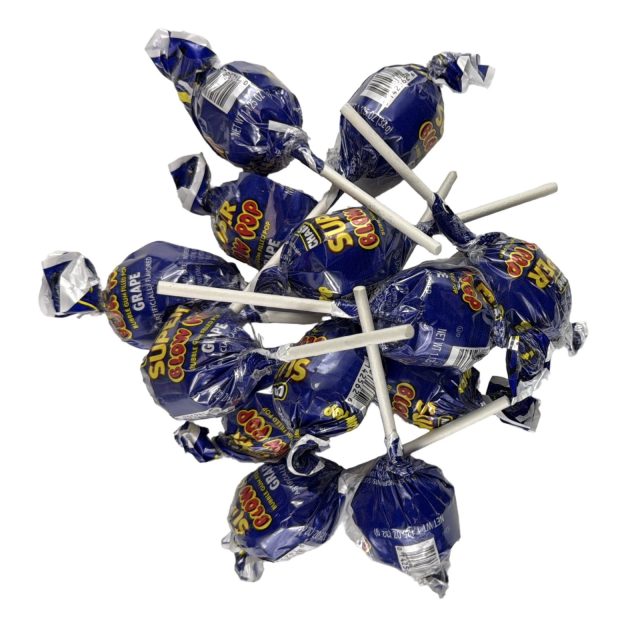 Charms Classic Candy Favorites – Super BlowPops, Approx. 13 Lollipops | Grape