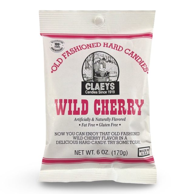 Claeys Old Fashioned Nostalgic Hard Candy – 6 oz Bags, 4 Pack | Wild Cherry