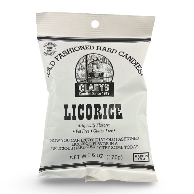 Claeys Old Fashioned Nostalgic Hard Candy – 6 oz Bags, 4 Pack | Licorice