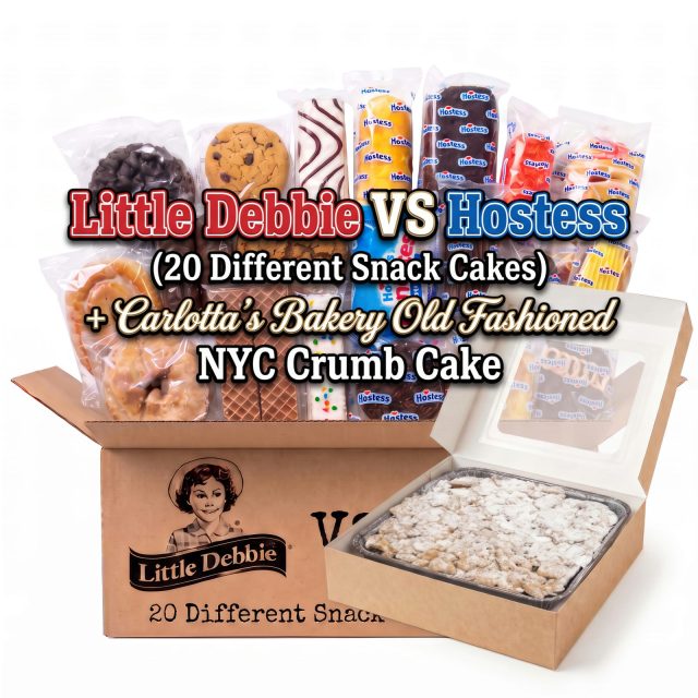 Comfort Care Boxes | Little Debbie VS Hostess & Carlotta's Bakery Old Fashioned Crumb Cake