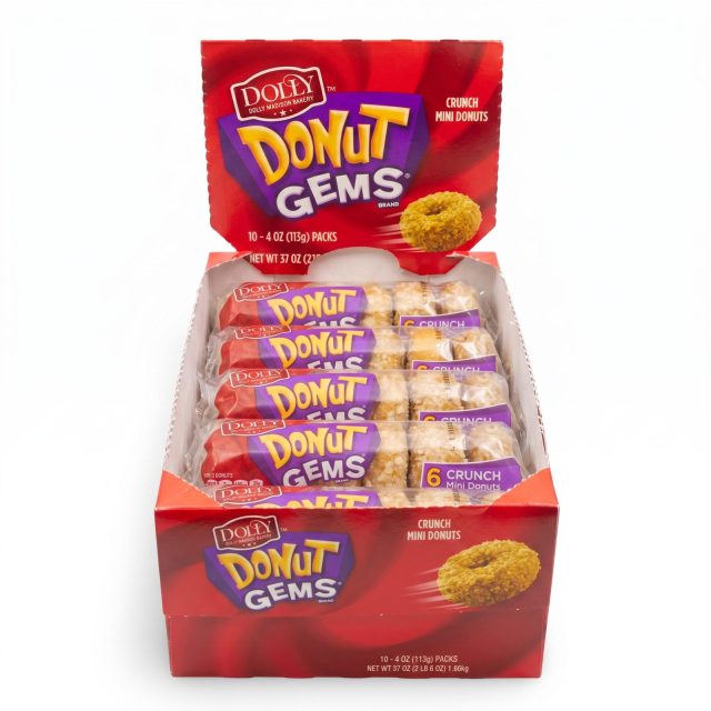 Dolly Madison Bakery Snacks | Donut Gems Crunch