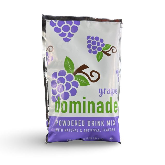 Dominade Bulk Powder Drink Mix – 1 Bulk Bag | Yields 2 Gallons | Grape