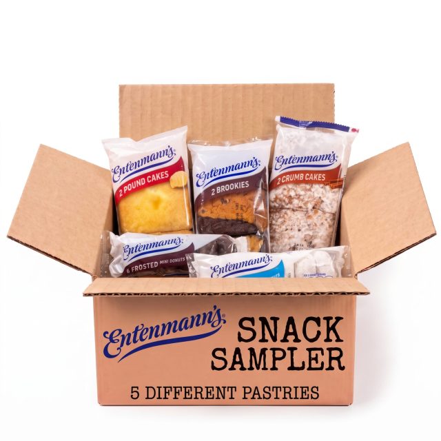 Entenmann's Snack Cake Variety Pack | Brookies, Crumb Cake, Pound Cake & Mini Donuts | 5 Favorite Bakery Treats