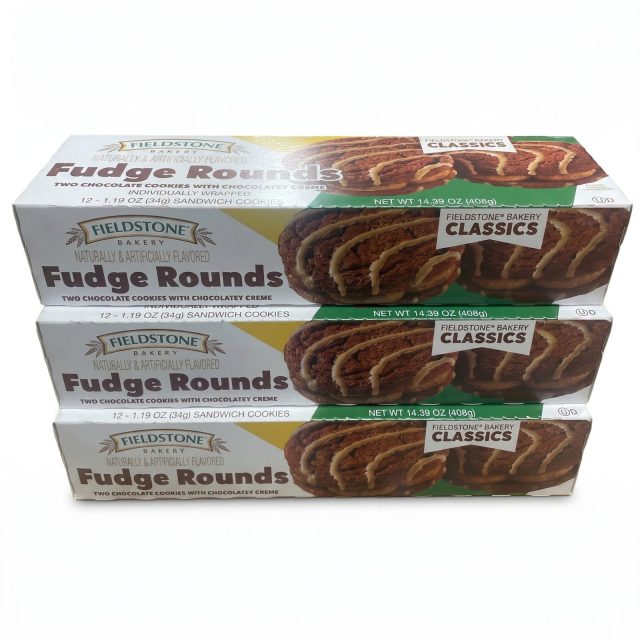 Fieldstone Bakery Snack Cakes & Pastries | Fudge Rounds (3 Boxes)