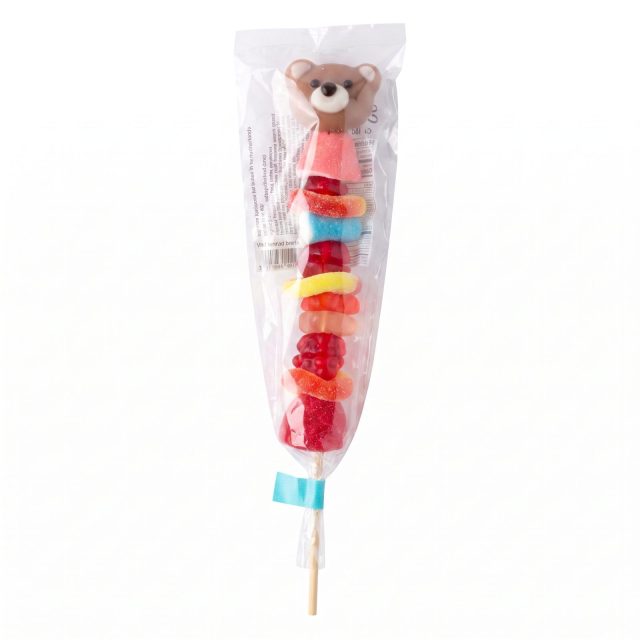 Forever Sweet Candy Kabobs, Gourmet Gummy Candy Skewers | Bear