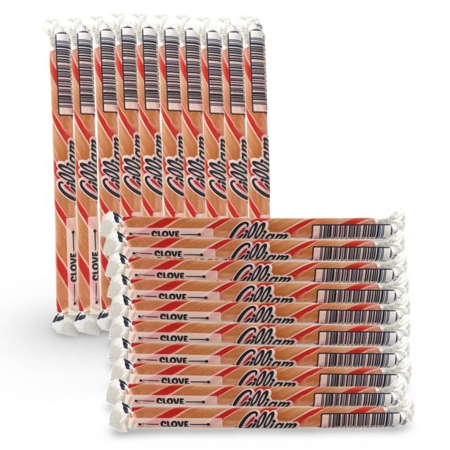 Gilliam Nostalgic Candy Sticks – Classic Retro Sweet Treats | Clove Flavor, 20 Count