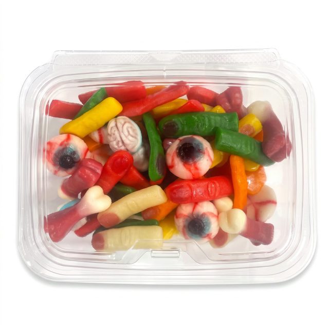 Halloween Themed Fruity Ghoulish Gummies Candy, 1 lb | Missing Body Parts