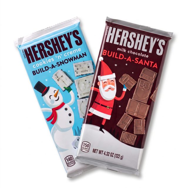 HERSHEY'S Build-A-Santa & Build-A-Snowman Combo, 1 of Each