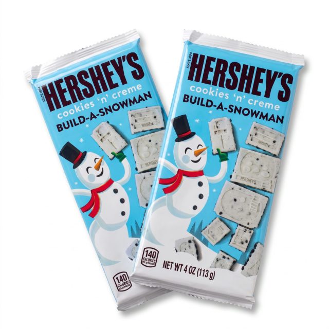 HERSHEY'S  Build-A-Snowman, 2-Pack