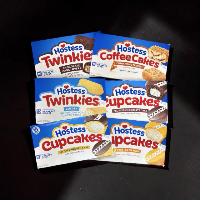 Hostess Snack Cake & Cupcake Variety Pack 52 Count, Twinkies, Chocolate, Golden, Orange Cupcakes & Coffee Cakes