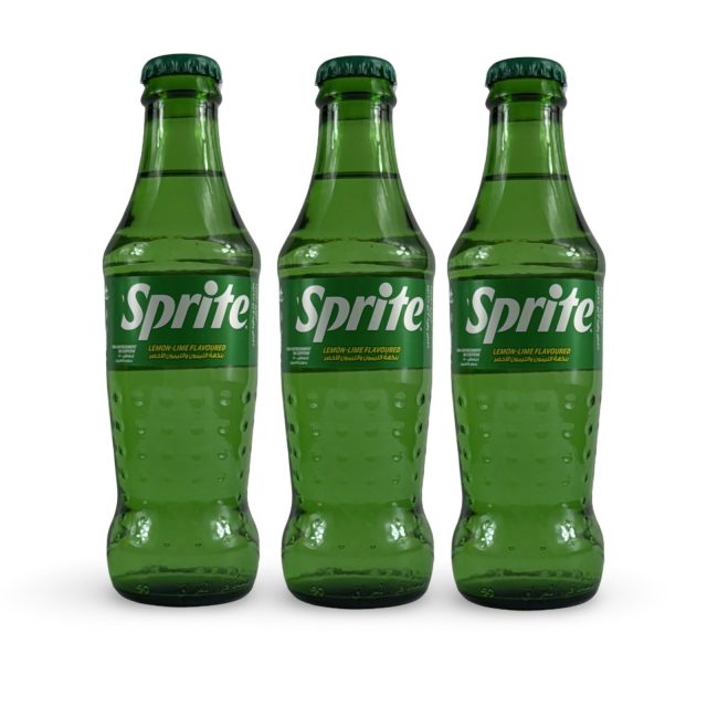 Imported Middle Eastern Sodas, 3 Glass Bottles | Sprite