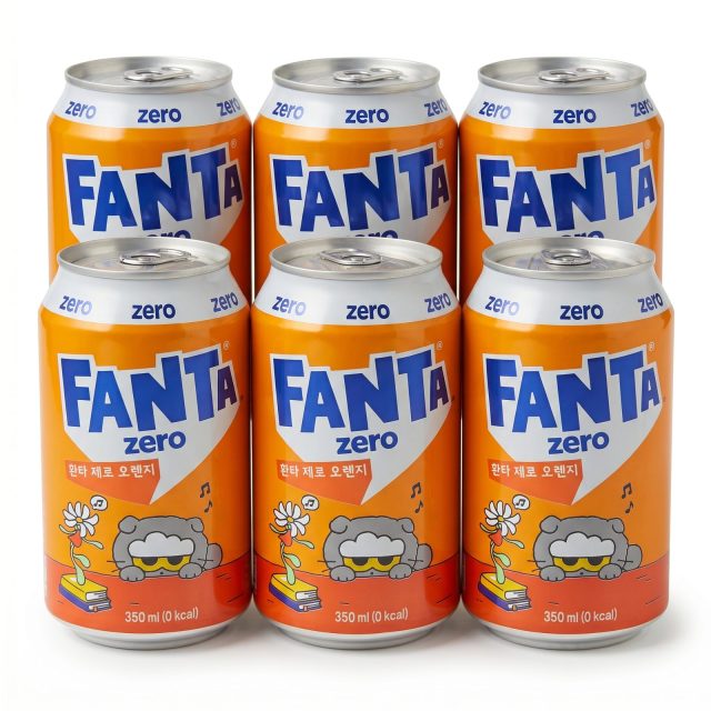 Imported Zero Sugar Sodas & Drinks 6 Pack | Fanta Zero Orange