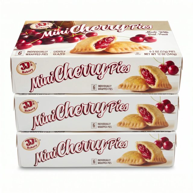JJ's Bakery Mini Snack Pies | Cherry | 3 Box Bundle