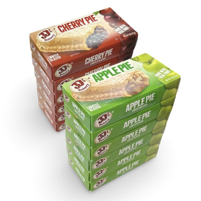 JJ's Bakery Pies Variety Pack | Apple and Cherry | 12 Ct