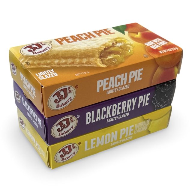 JJ's Bakery Pies Variety Pack (Lemon / Peach / Blackberry) | 12 Count