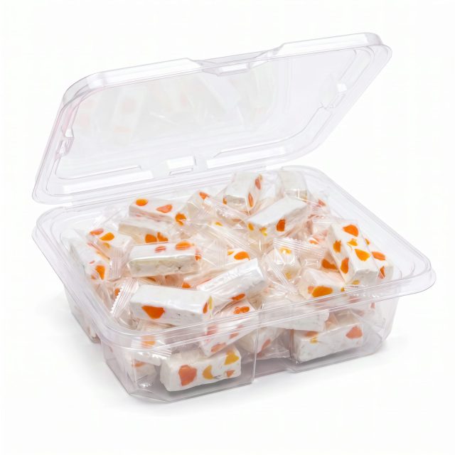 Jujube Nougats | Soft & Chewy Nostalgic Candy, 1 lb | Orange Cream Pop