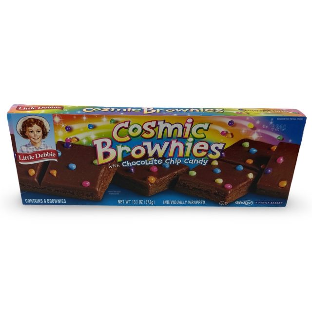 Little Debbie Snack Cakes Multipack Box | Cosmic Brownies With Chocolate Chip Candy