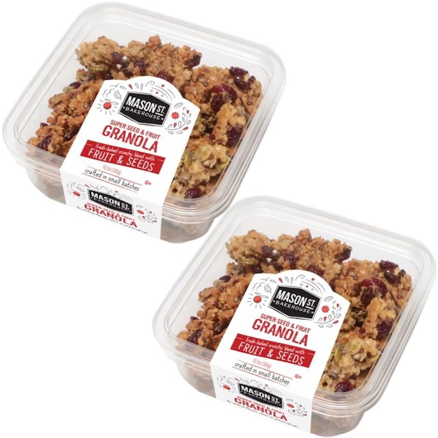 Mason Street Bakehouse Granola Value Pack | Super Seed & Fruit | 10.5 Ounce | Pack of 2