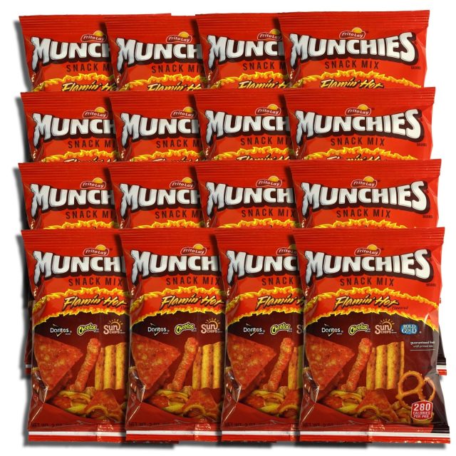 Munchies Snack Mix Flamin' Hot | 1.75 Oz | Pack Of 16