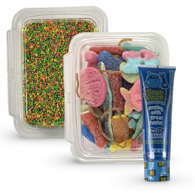 Nerds Cluster Candy Making Kit, 1 lb Swedish Candy + Baby Nerds + Blue Raspberry Sour Ooze
