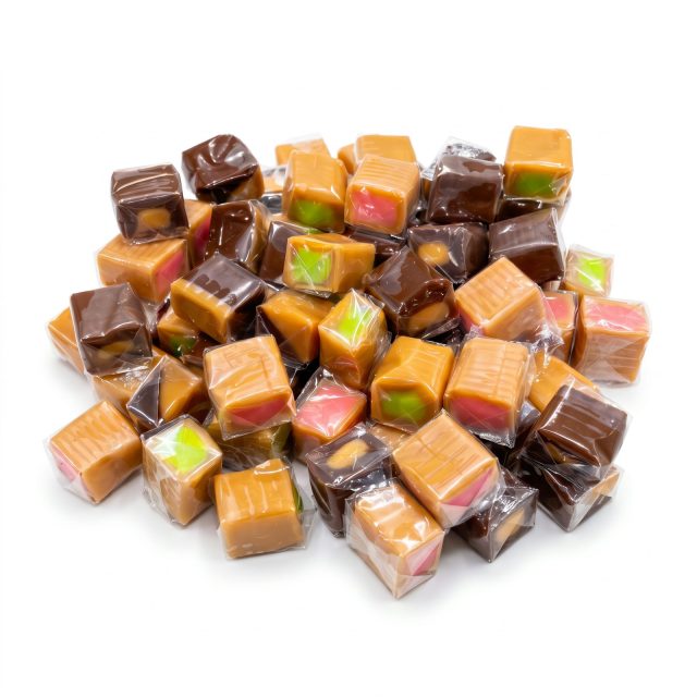 Nostalgic Limited-Batch Caramel Squares, 1 lb Container | Assorted
