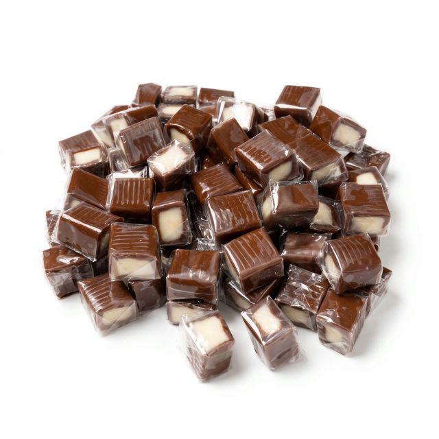 Nostalgic Limited-Batch Caramel Squares, 1 lb Container | Chocolate Coconut