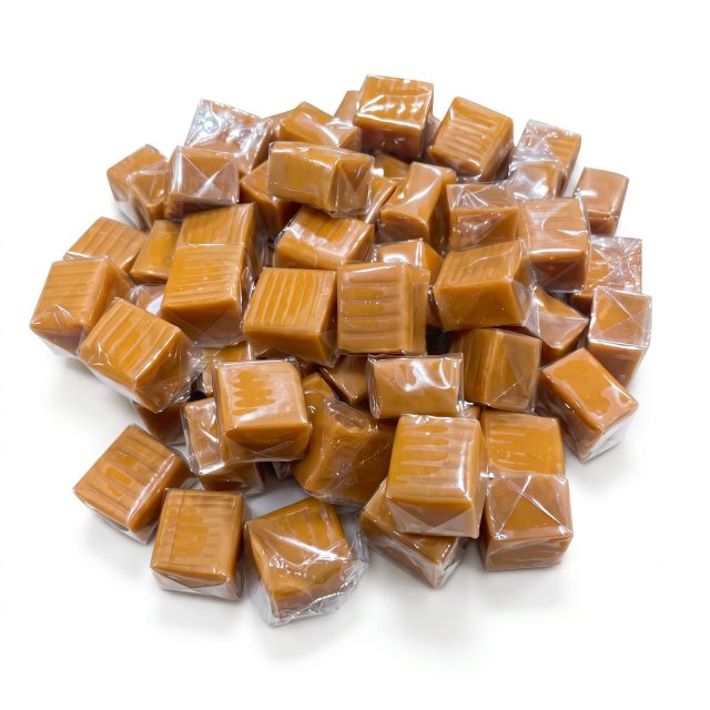 Nostalgic Limited-Batch Caramel Squares, 1 lb Container | Pumpkin Spice