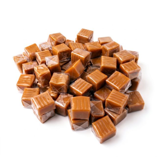 Nostalgic Limited-Batch Caramel Squares, 1 lb Container | Sea Salt