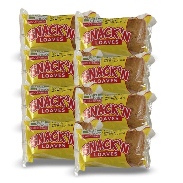 Nostalgic Whole Grain School Mini Loaf Cakes – 8 Pack | Muffintown- Blueberry