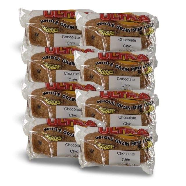 Nostalgic Whole Grain School Mini Loaf Cakes – 8 Pack | Ultra Chocolate Chip Loaf Cakes