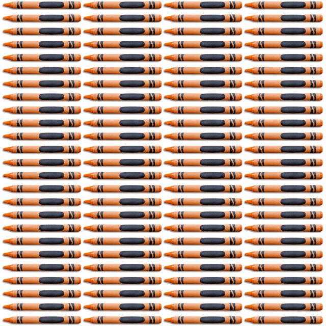 Orange Crayon Bulk Value Pack   | 100 Count