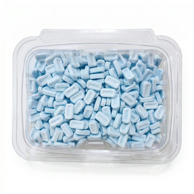 Pez Nostalgic Blueberry Candy Fruit Tablets Unwrapped, 1 Lb Tub