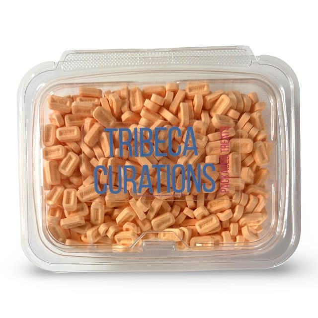 Pez Nostalgic Orange Candy Fruit Tablets Unwrapped, 1 Lb Tub