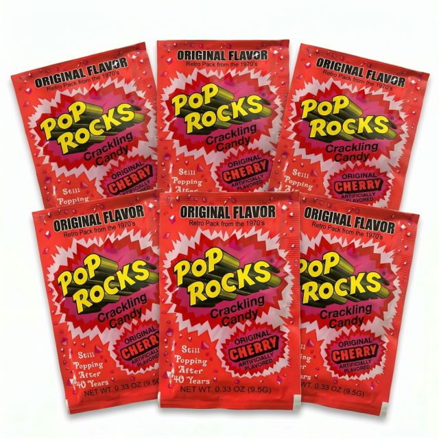 Pop Rocks Popping Candy, Gum & Dips 6 Pack | Cherry