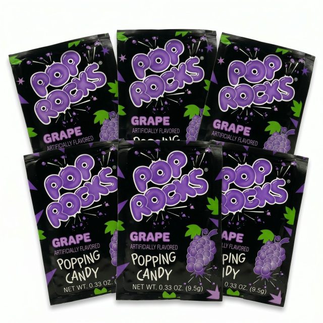 Pop Rocks Popping Candy, Gum & Dips 6 Pack | Grape