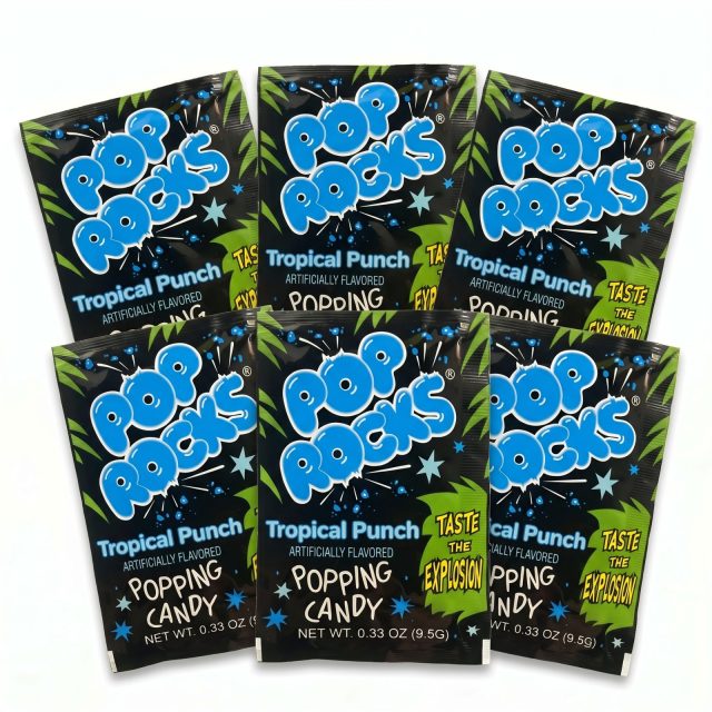 Pop Rocks Popping Candy, Gum & Dips 6 Pack | Tropical Fruit Punch